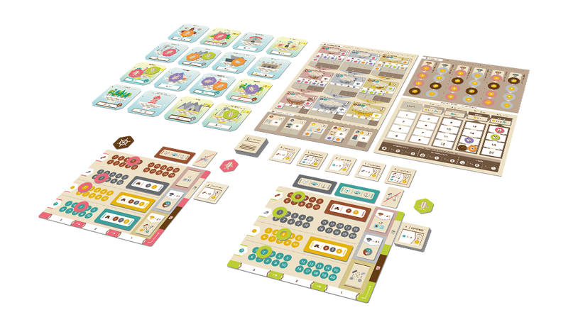 Airship city game board setup