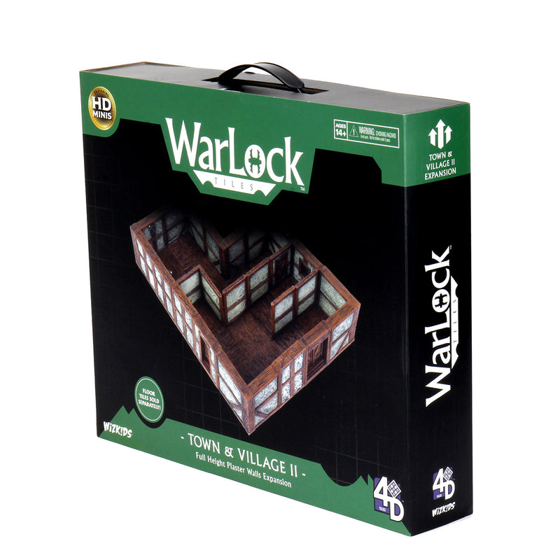 WarLock Tiles: Town & Village II - Full Height Plaster Walls - Expansion
