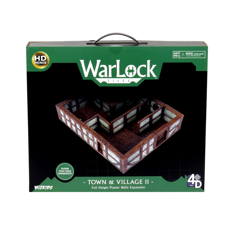 WarLock Tiles: Town & Village II - Full Height Plaster Walls - Expansion