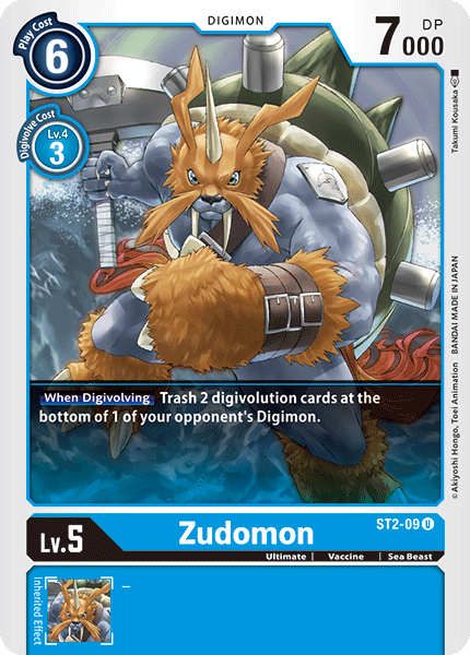 Zudomon [ST2-09] [Starter Deck: Cocytus Blue]