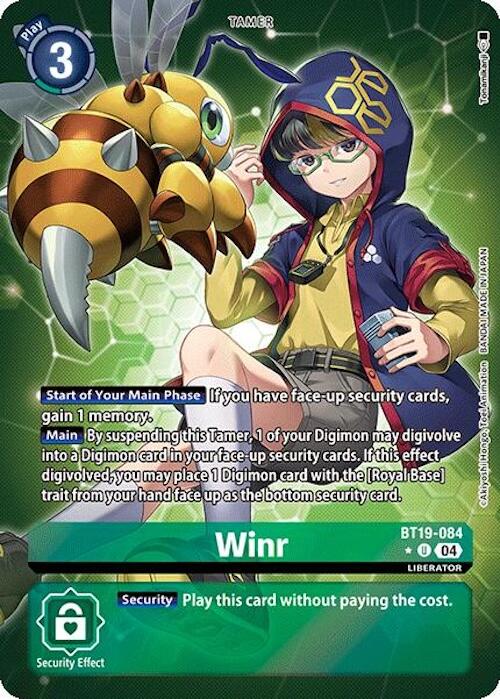 Winr [BT19-084] (Alternate Art) [Release Special Booster Ver.2.0]