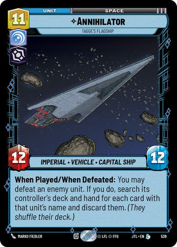 Annihilator - Tagge's Flagship (539) (539) [Jump to Lightspeed]