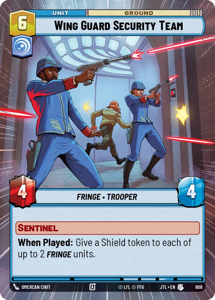 Wing Guard Security Team (Hyperspace Foil) (806) [Jump to Lightspeed]