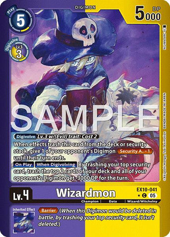 Wizardmon [EX10-041] (Limited Foil) [Sinister Order]