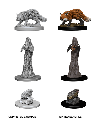 Pathfinder Deep Cuts Unpainted Miniatures: W01 Familiars