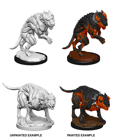 Pathfinder Deep Cuts Unpainted Miniatures: W01 Hell Hounds