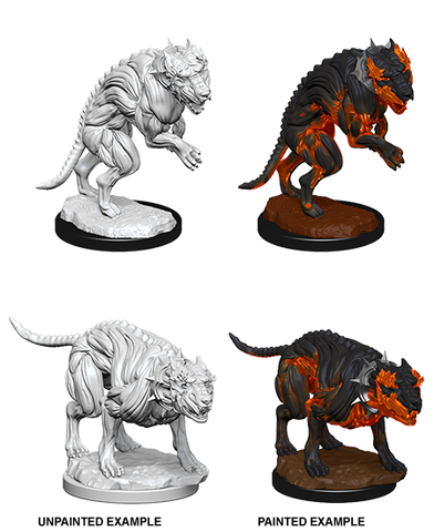 Pathfinder Deep Cuts Unpainted Miniatures: W01 Hell Hounds