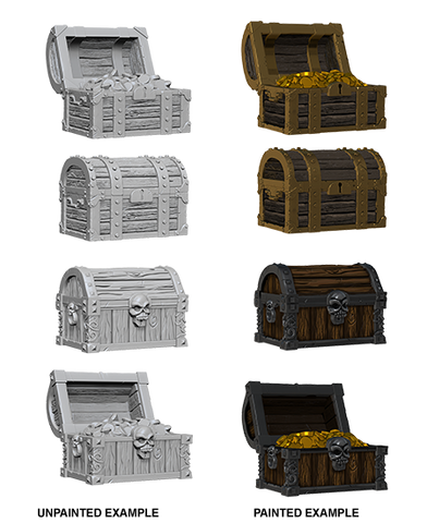 Pathfinder Deep Cuts Unpainted Miniatures: W02 Chests