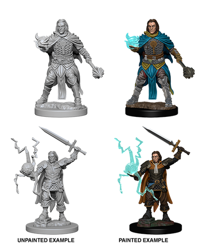 Pathfinder Deep Cuts Unpainted Miniatures: W01 Human Male Cleric