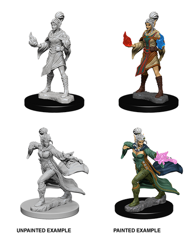 Pathfinder Deep Cuts Unpainted Miniatures: W01 Elf Female Sorcerer