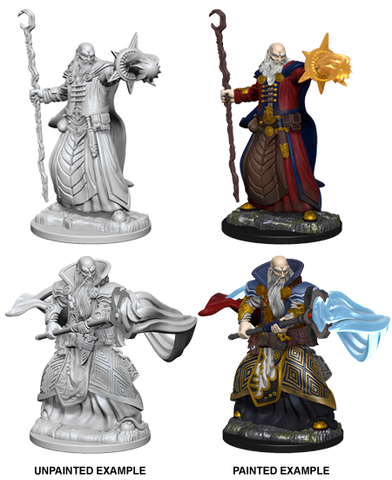 D&D Nolzur's Marvelous Unpainted Miniatures: W01 Human Male Wizard