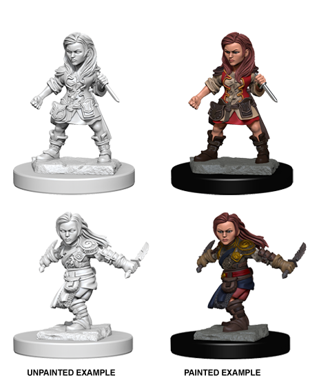 D&D Nolzur's Marvelous Unpainted Miniatures: W01 Halfling Female Rogue