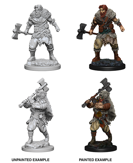 D&D Nolzur's Marvelous Unpainted Miniatures: W01 Human Male Barbarian