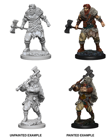 D&D Nolzur's Marvelous Unpainted Miniatures: W01 Human Male Barbarian