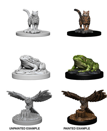 WizKids Deep Cut Unpainted Miniatures: W04 Familiars