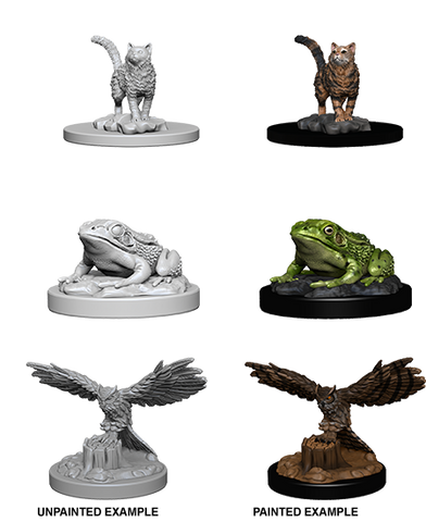 WizKids Deep Cut Unpainted Miniatures: W04 Familiars