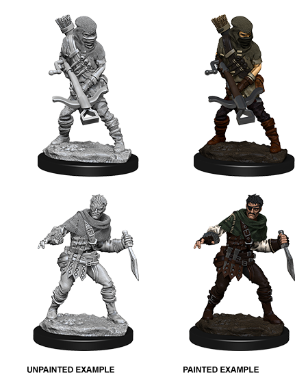 WizKids Deep Cut Unpainted Miniatures: W04 Bandits