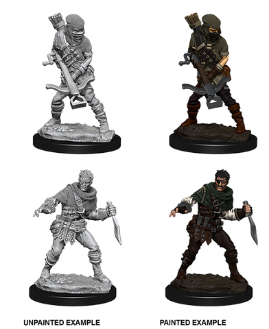 WizKids Deep Cut Unpainted Miniatures: W04 Bandits