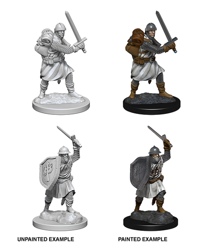 Pathfinder Deep Cuts Unpainted Miniatures: W04 Infantrymen