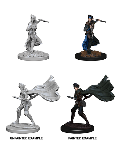 Pathfinder Deep Cuts Unpainted Miniatures: W04 Elf Female Rogue