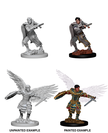 D&D Nolzur's Marvelous Miniatures: W06 Aasimar Male Fighter