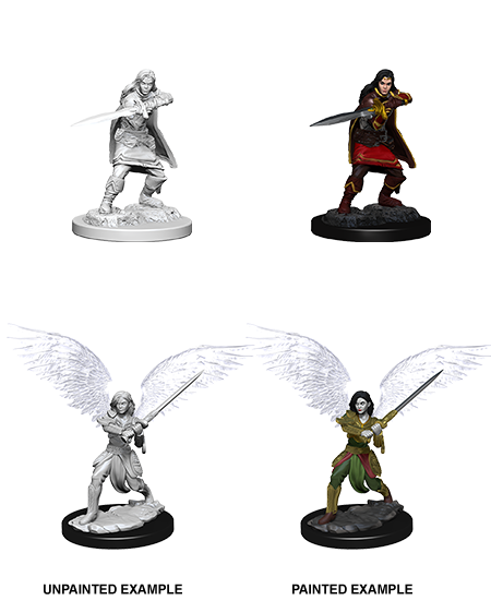 D&D Nolzur's Marvelous Miniatures: W06 Aasimar Female Fighter