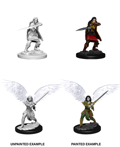 D&D Nolzur's Marvelous Miniatures: W06 Aasimar Female Fighter