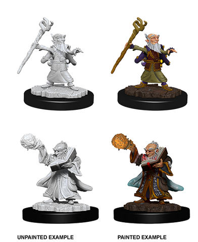 D&D Nolzur's Marvelous Miniatures: W06 Gnome Wizard Male
