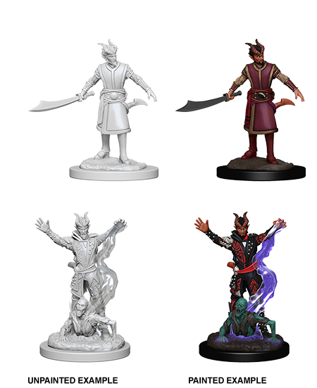 D&D Nolzur's Marvelous Miniatures: W06 Tiefling Male Warlock