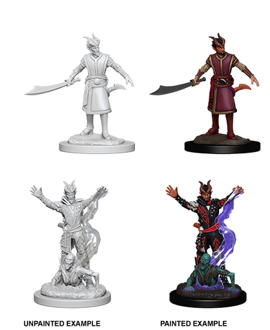 D&D Nolzur's Marvelous Miniatures: W06 Tiefling Male Warlock