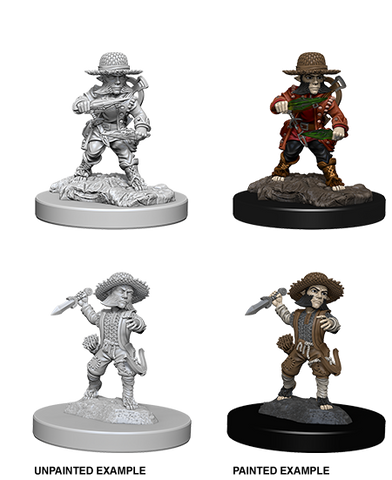 Pathfinder Deep Cuts Unpainted Miniatures: W06 Halfling Male Rogue