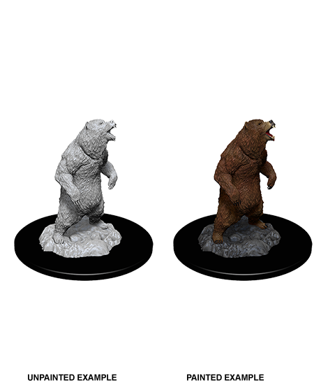 WizKids Deep Cuts Unpainted Miniatures: W07 Grizzly