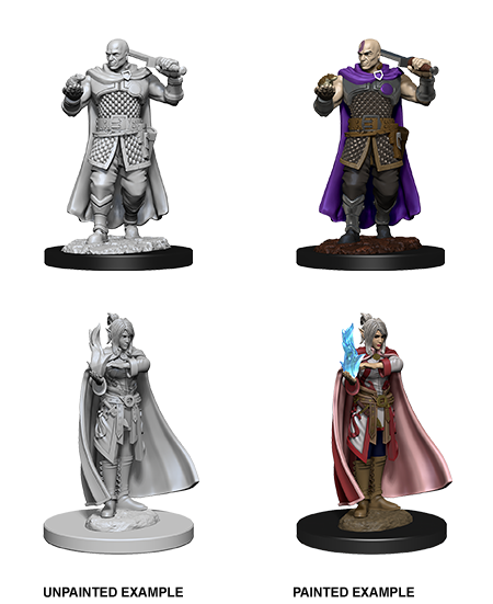 D&D Nolzur's Marvelous Unpainted Miniatures: W08 Human Ranger & Moon Elf Sorcerer