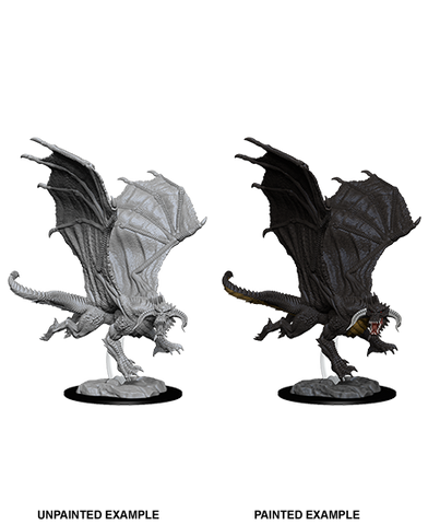 D&D Nolzur's Marvelous Unpainted Miniatures: W08 Young Black Dragon