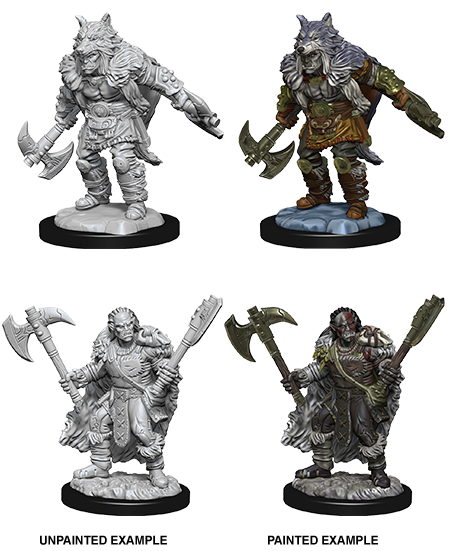 D&D Nolzur's Marvelous Unpainted Miniatures: W09 Half-Orc Male Barbarian