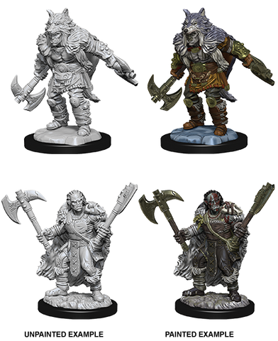D&D Nolzur's Marvelous Unpainted Miniatures: W09 Half-Orc Male Barbarian