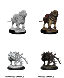 D&D Nolzur's Marvelous Unpainted Miniatures: W11 Mastif & Shadow Mastif