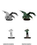 D&D Nolzur's Marvelous Unpainted Miniatures: W11 Green Dragon Wyrmling & Afflicted Elf
