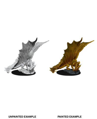 D&D Nolzur's Marvelous Unpainted Miniatures: W11 Young Gold Dragon