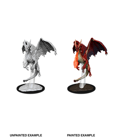 D&D Nolzur's Marvelous Unpainted Miniatures: W07 Young Red Dragon