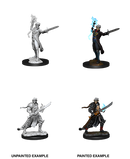 Pathfinder Deep Cuts Unpainted Miniatures: W11 Elf Magus (Magic User) Male