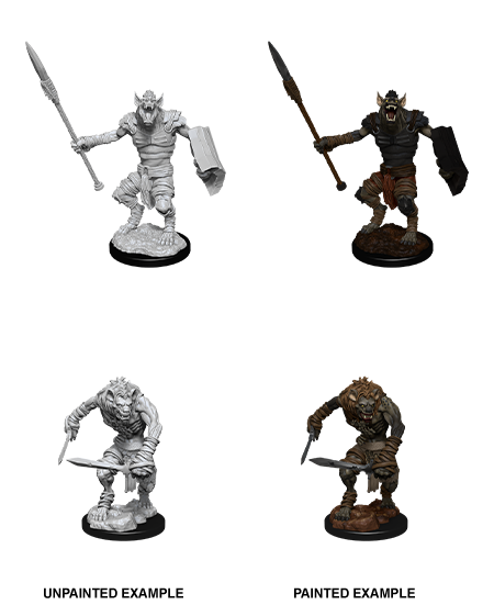 D&D Nolzur's Marvelous Miniatures: W12 Gnoll & Gnoll Flesh Gnawer