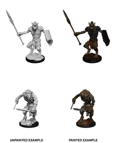 D&D Nolzur's Marvelous Miniatures: W12 Gnoll & Gnoll Flesh Gnawer