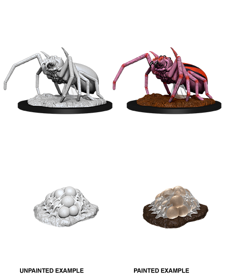 D&D Nolzur's Marvelous Miniatures: W12 Giant Spider & Egg Clutch