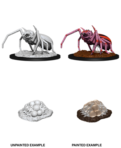 D&D Nolzur's Marvelous Miniatures: W12 Giant Spider & Egg Clutch