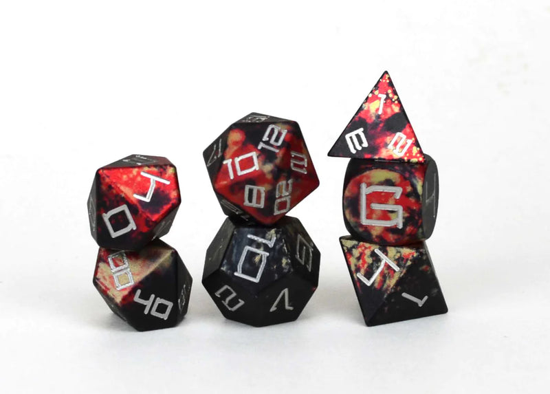 Infernal Aluminum set of 7 dice