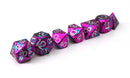 Neo-Tokyo Aluminum set of 7 dice