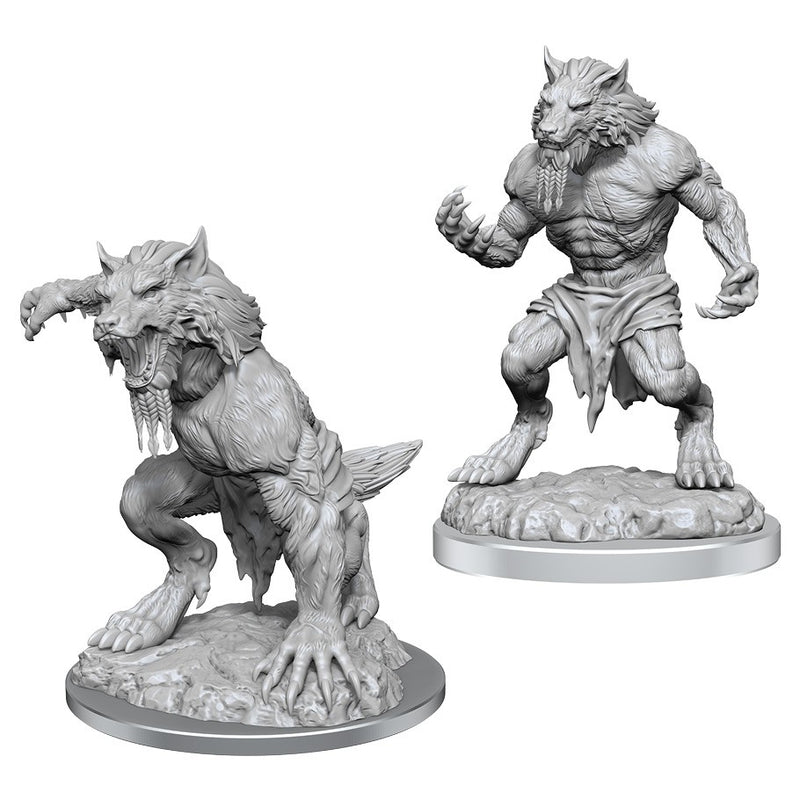 Critical Role Unpainted Miniatures: W03 Fey Werewolves