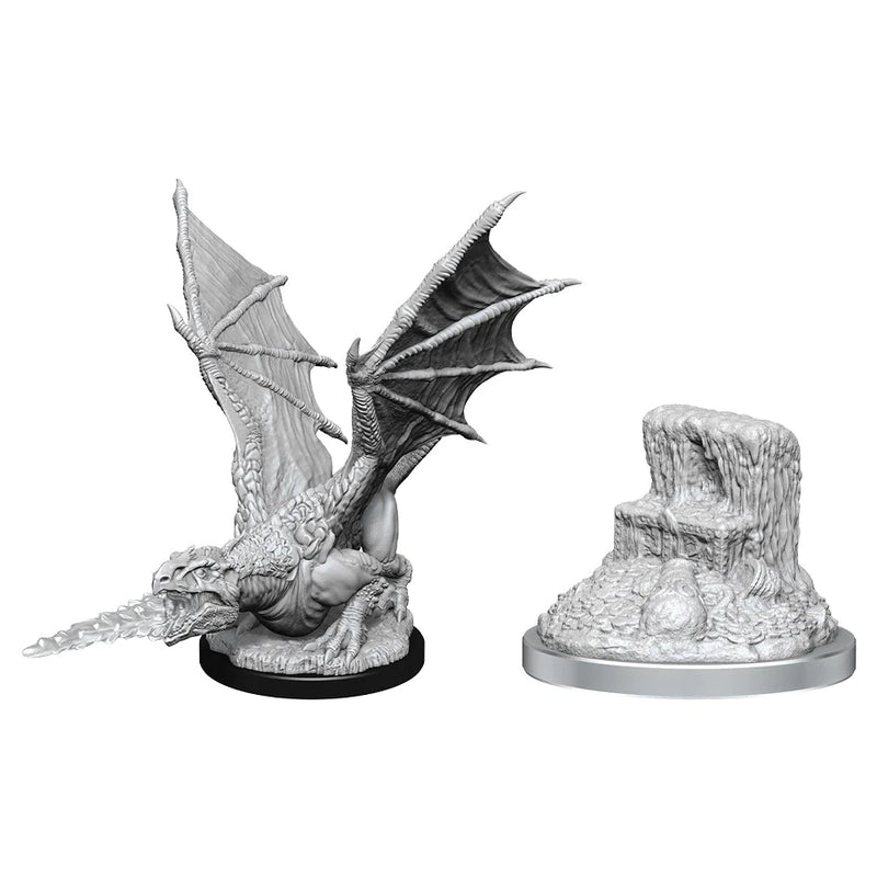 D&D Nolzur's Marvelous Unpainted Miniatures: W19 White Dragon Wyrmling