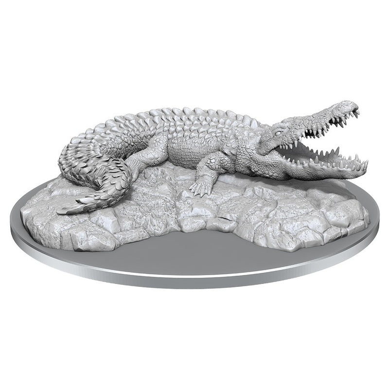 WizKids Deep Cuts Unpainted Miniatures: W21 Giant Crocodile